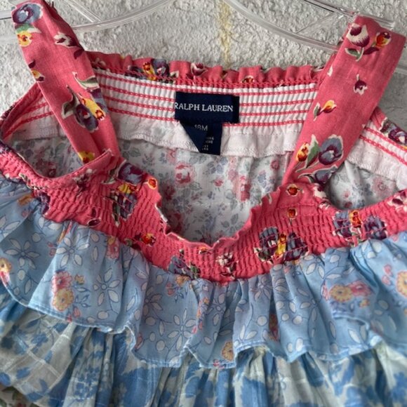 Ralph Lauren Floral Ruffled Baby Romper – new with tags - Picture 3 of 5